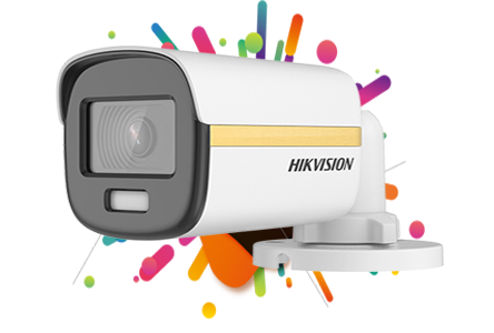 กล้องวงจรปิด Hikvision DS-2CE10DF3T-FS ColorVu บันทึกภาพสี/และบันทึกเสียง  24 ชั่วโมง การถ่ายภาพคุณภาพสูงด้วยความละเอียด 2 MP ราคาพร้อมติดตั้ง