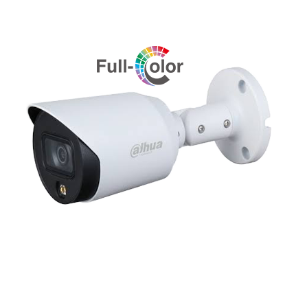 กล้องวงจรปิด Dahua HAC-HFW1239T-A-LEDภาพสี 24 ชั่วโมง พร้อมบันทึกภาพและเสียง มีไมค์ ความละเอียด 2ล้านพิกเซล